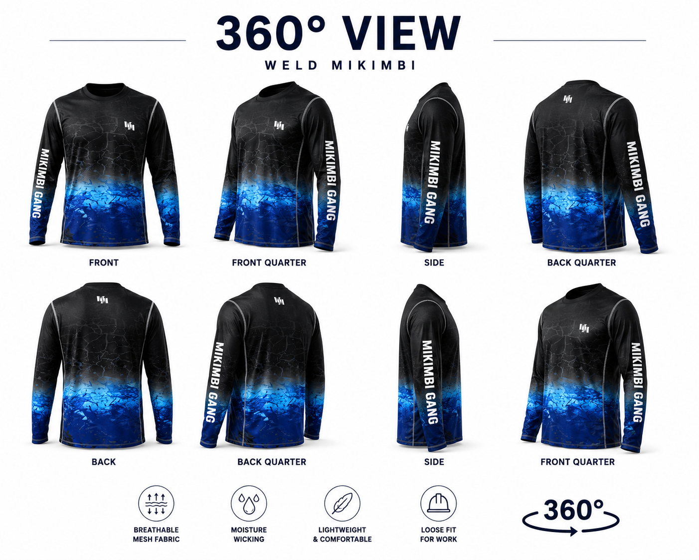 WM Coastal Long Sleeve (Blue)